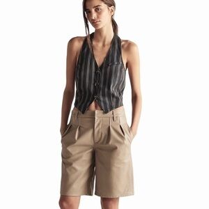 We the Free Alandale Vegan Leather‎ Trouser Shorts NWT